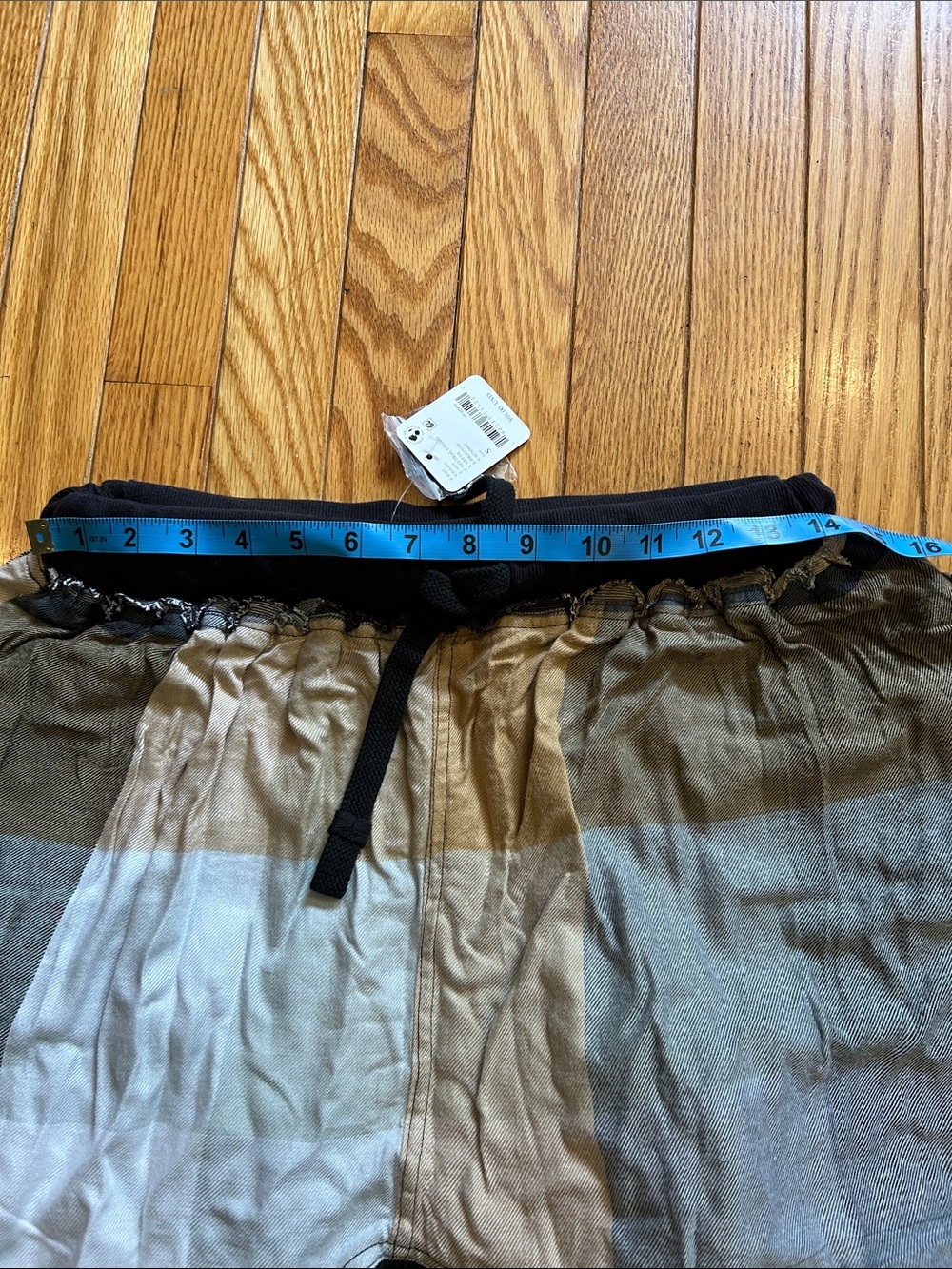 Free People Patchwork Joggers in Black, Gray & Cream NWTS - Picture 10 of 11